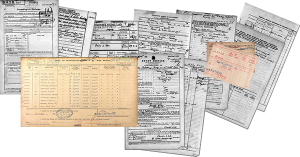 Trench Services, WW1, WW1 documents, Service documents, Index Cards, Medal Rolls